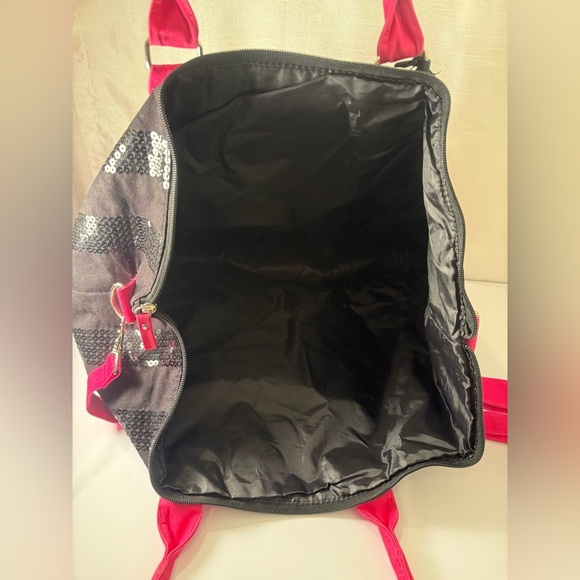 Victorias Secret Sequins 2013 Black Friday Weekender Duffle Bag Tote - Picture 10 of 12